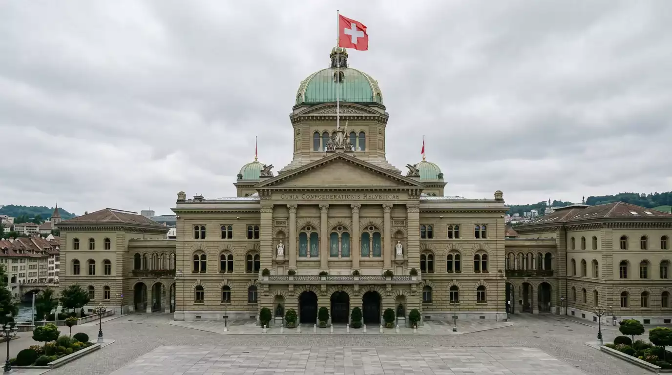Schweizer Bundeshaus in Bern als Symbol für das Geldspielgesetz